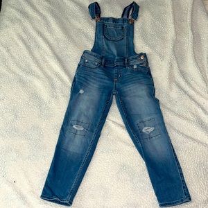 Girls sz 7/8 Abercrombie kids Denim overalls